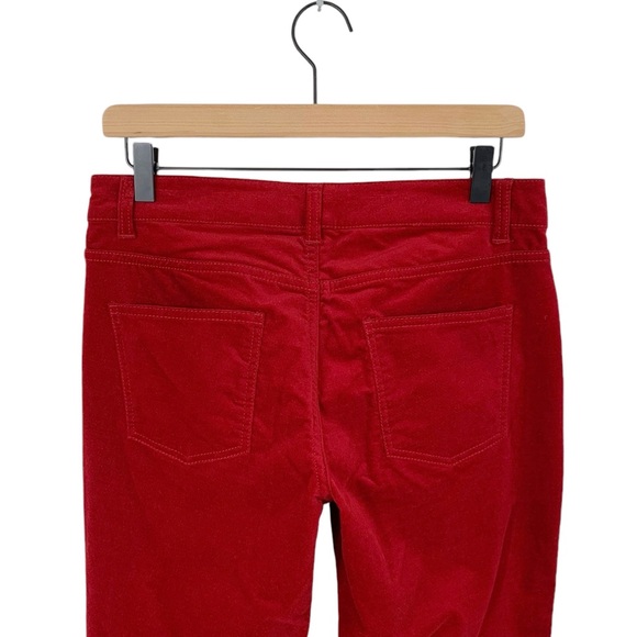 Talbots Red Velvet Straight Leg Pants - Picture 5 of 9